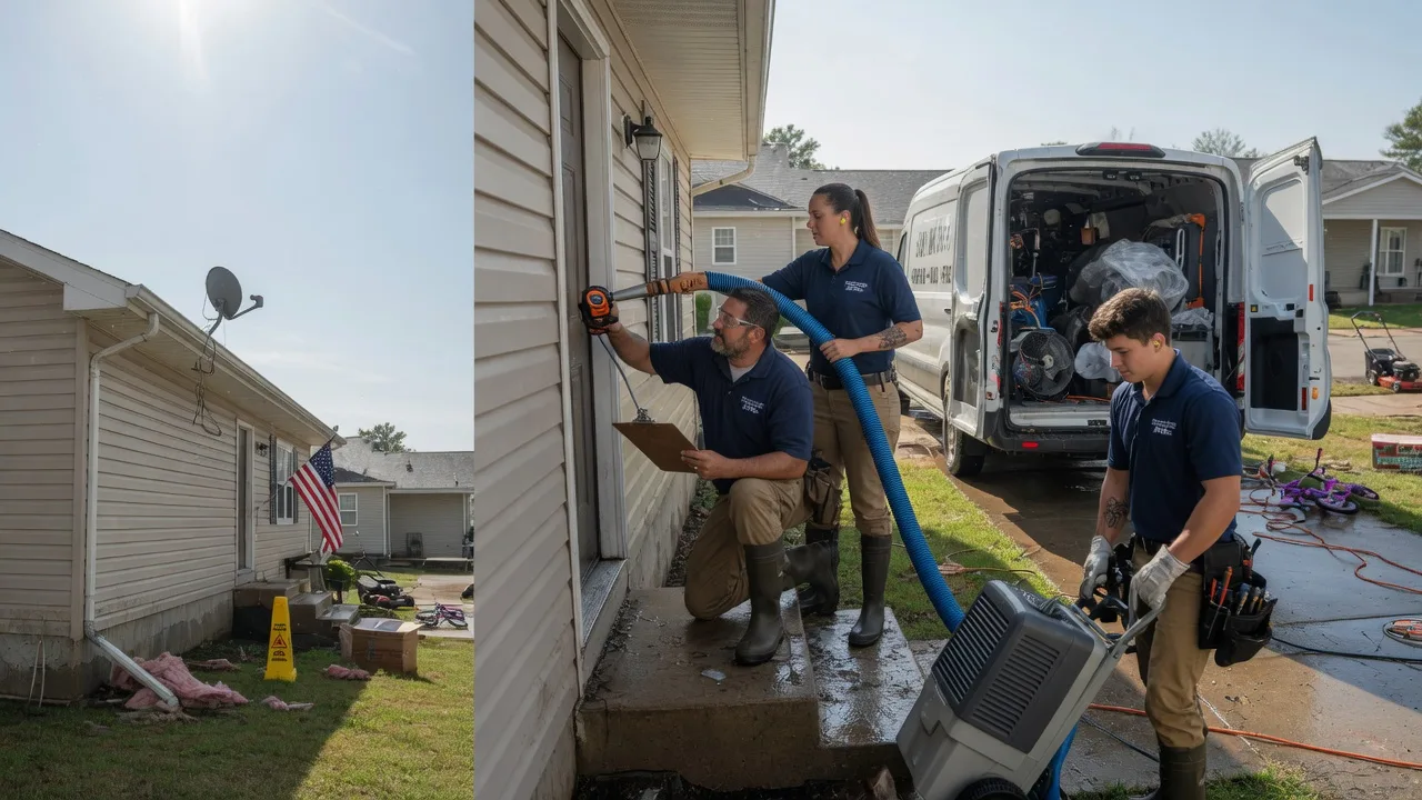 Ceiling Water Damage Restoration in Seneca, WI near me